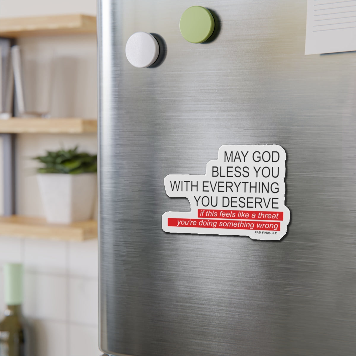 May God Bless You - Die-Cut Magnet - 1pc