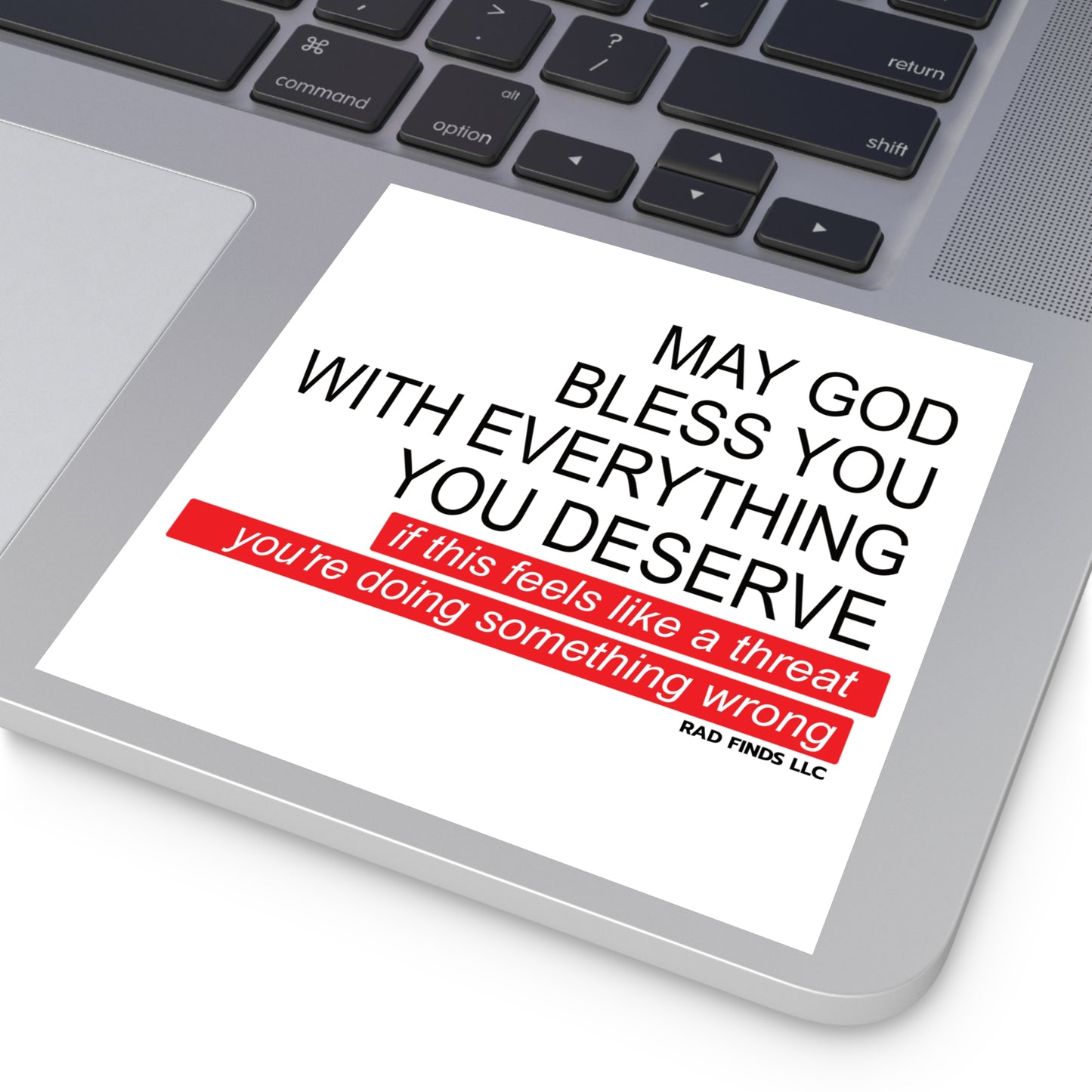 May God Bless You - Outdoor Sticker - 1pc