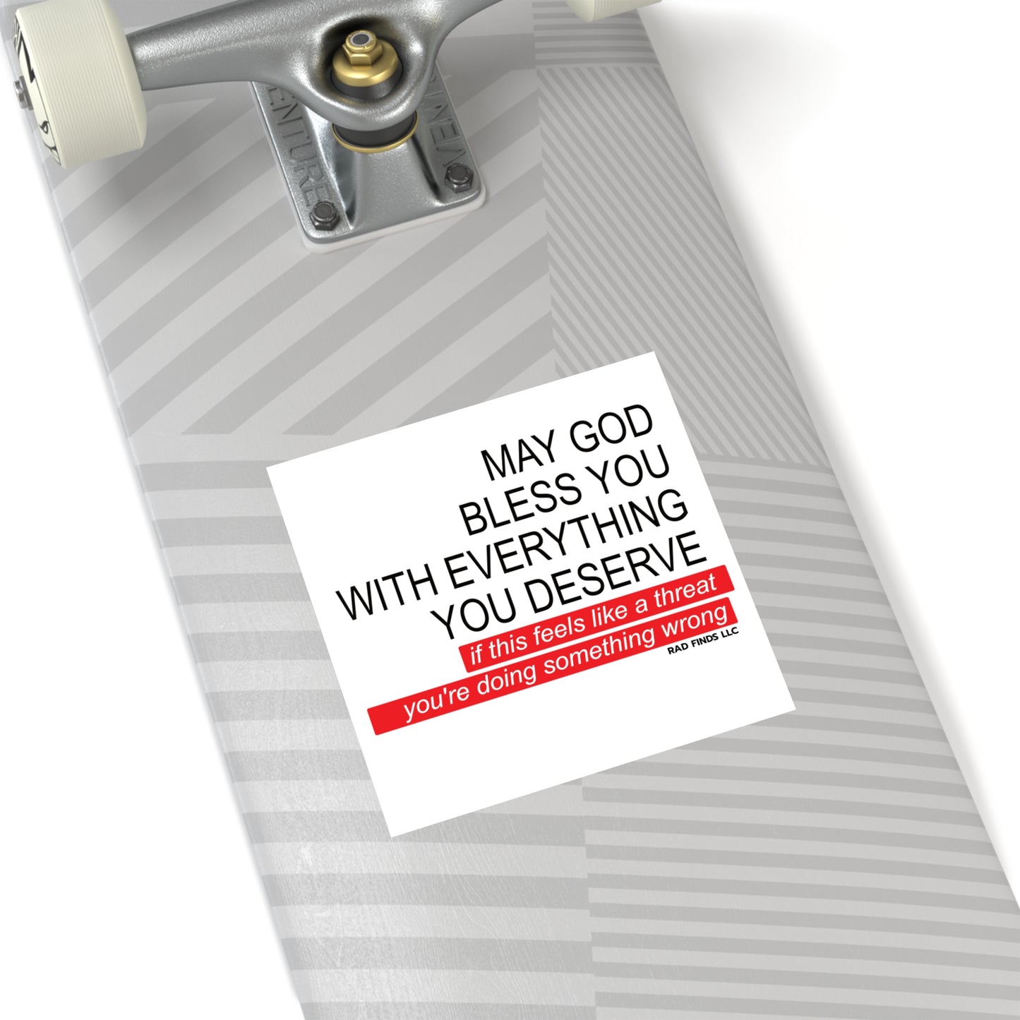 May God Bless You - Outdoor Sticker - 1pc