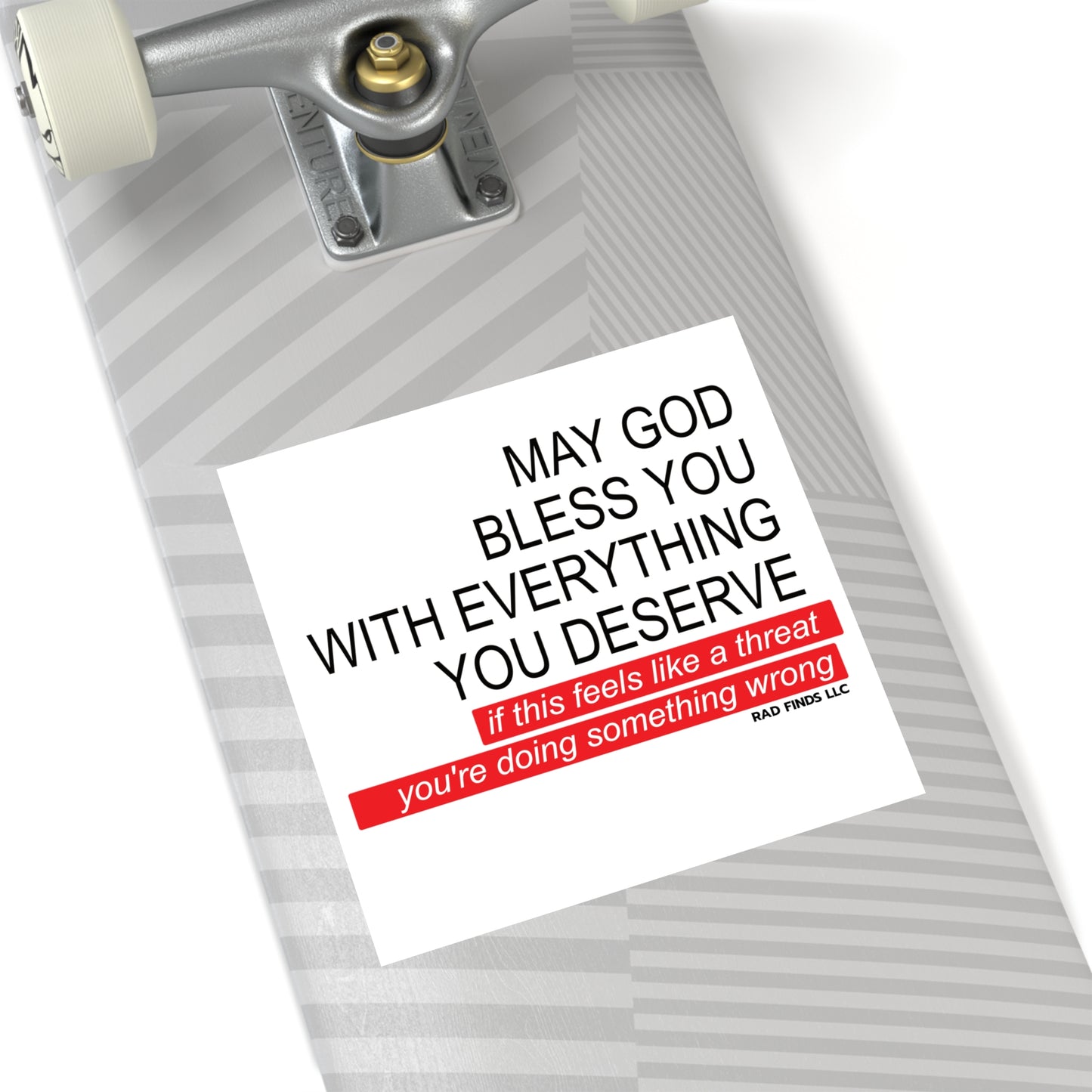 May God Bless You - Outdoor Sticker - 1pc