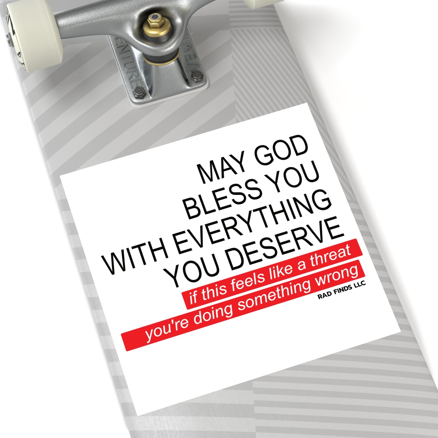 May God Bless You - Outdoor Sticker - 1pc