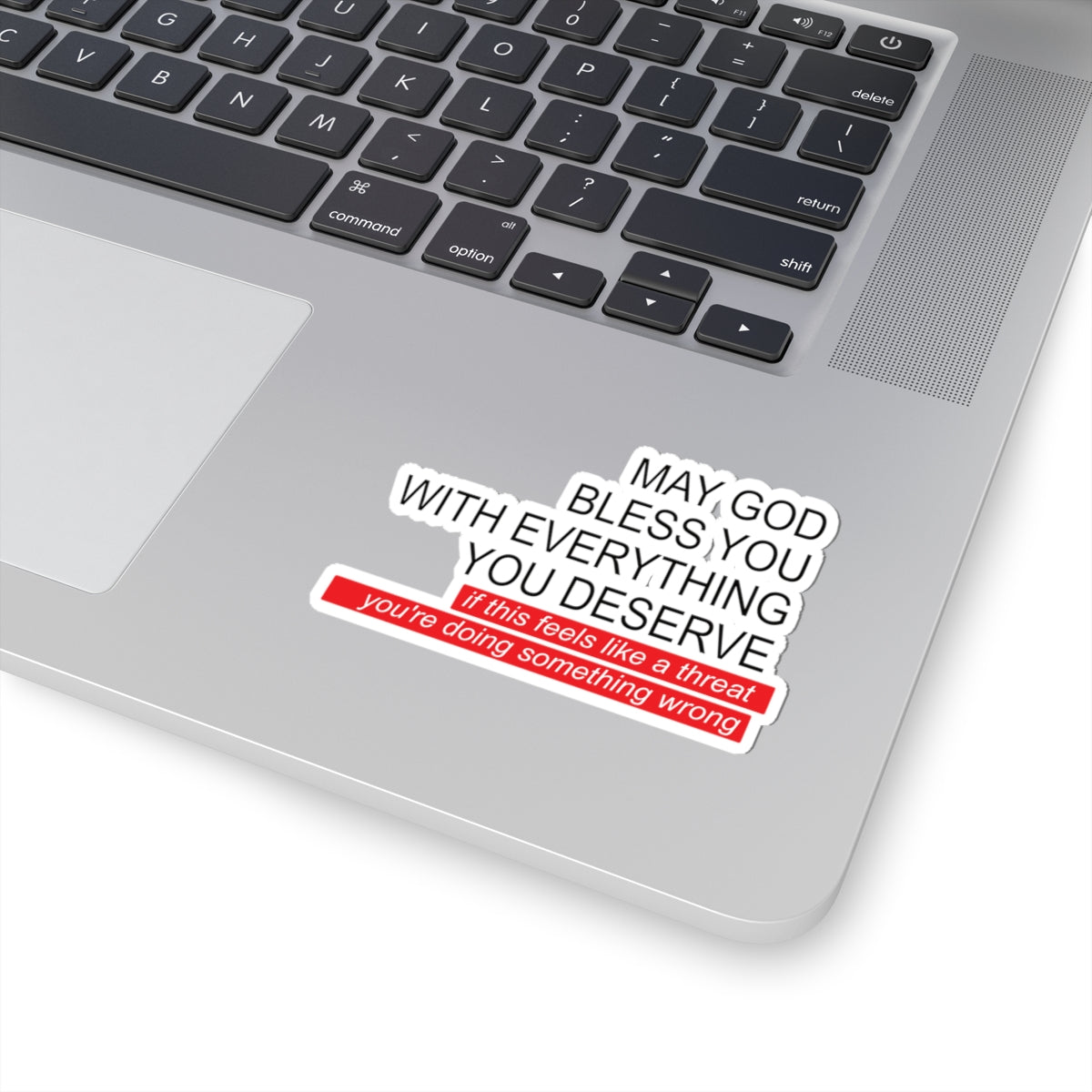 May God Bless You - Kiss-Cut Sticker - 1pc