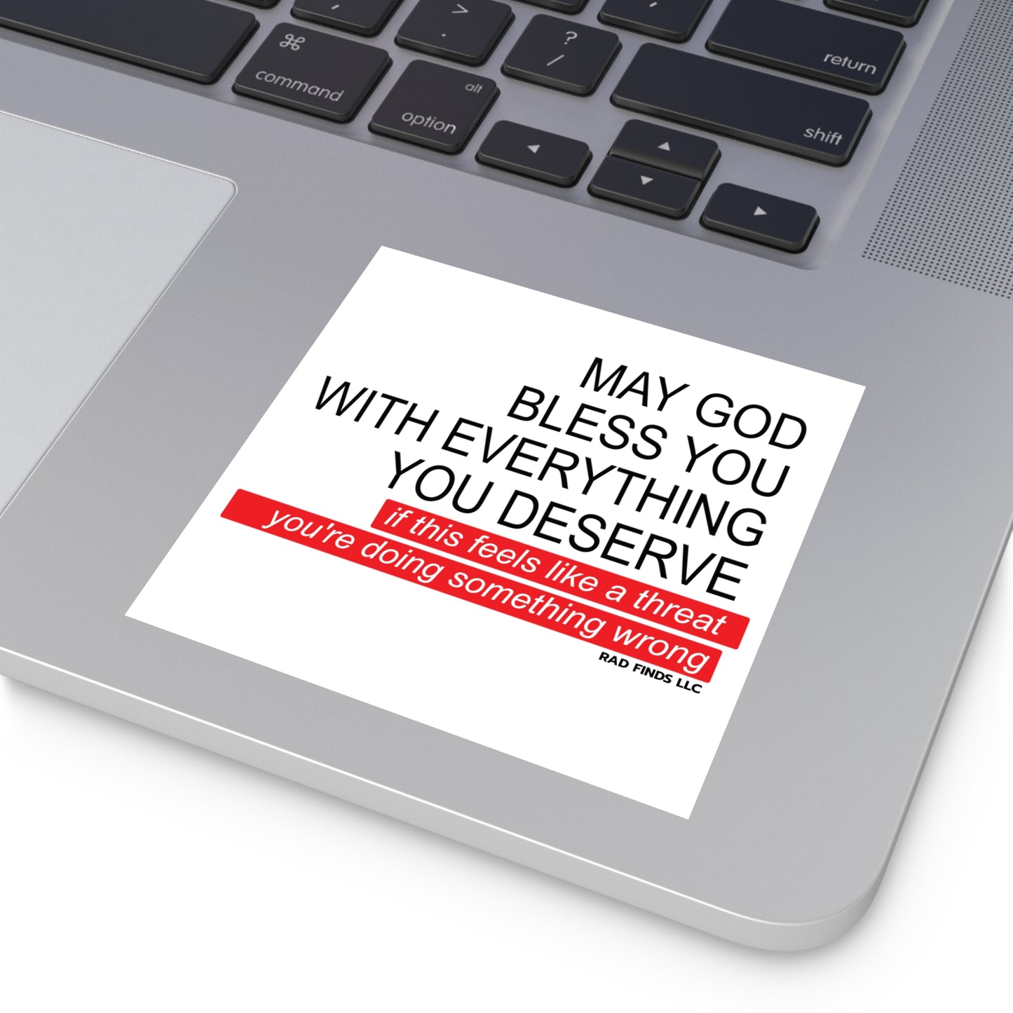 May God Bless You - Outdoor Sticker - 1pc