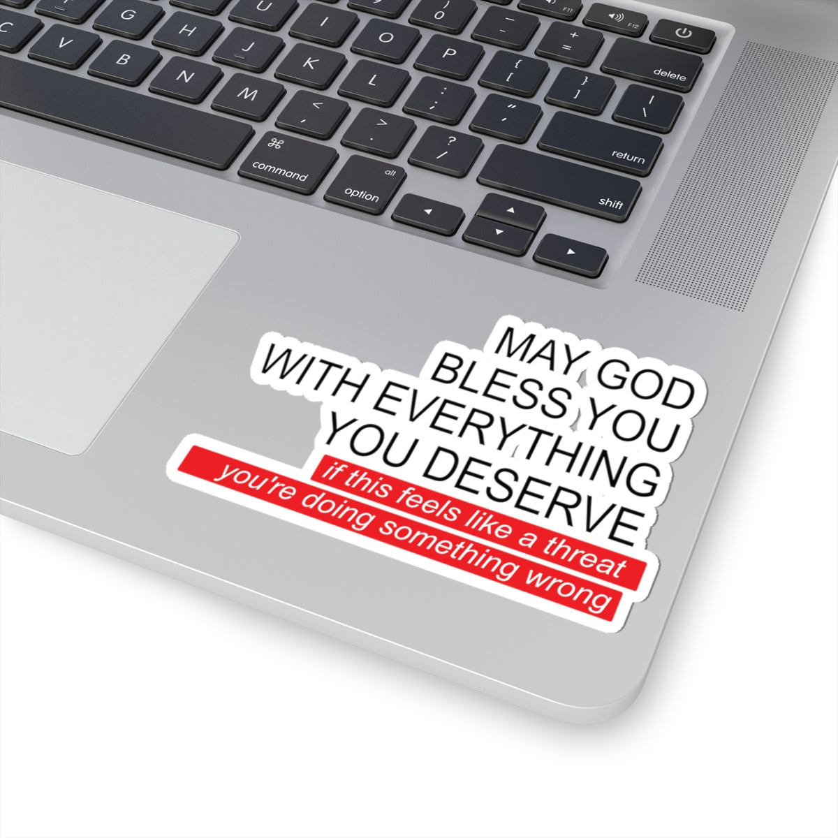 May God Bless You - Kiss-Cut Sticker - 1pc