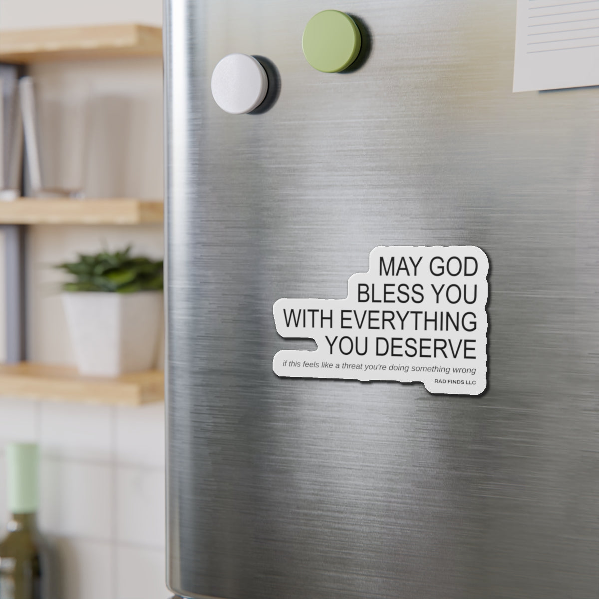 May God Bless You - Die-Cut Magnet - 1pc