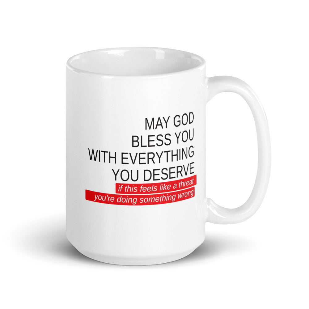 May God Bless You - Mug - Red